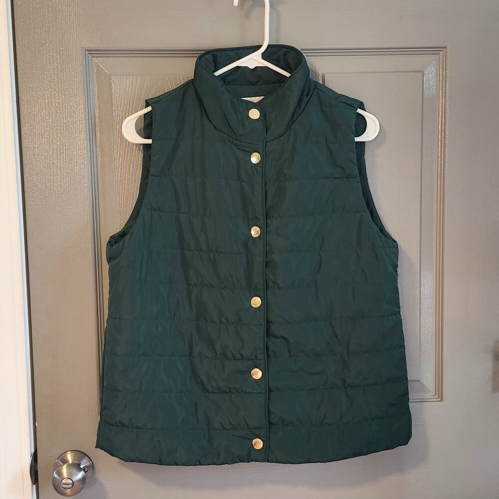 Michael Kors Women's Puff Vest / Jacket / Green Size Medium